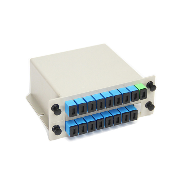 Sc modular em forma de caixa APC 16 do divisor do PLC da fibra ótica