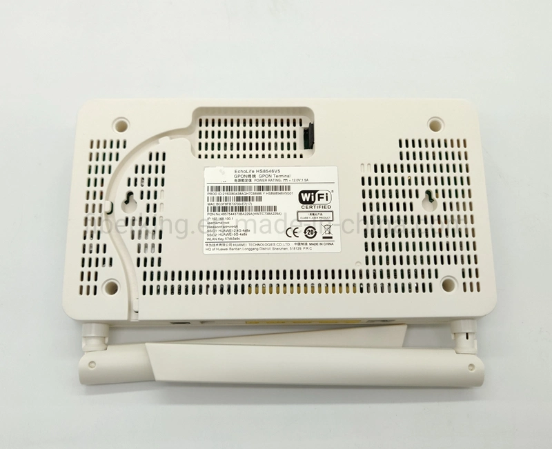 Router WiFi FTTH Ontário ONU HS8546V5 Gpon Xpon Epon do modem do preço de fábrica com terminal de rede 4ge+1pots+1USB+WiFi ótico