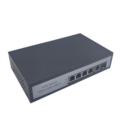 Poe Full Gigabit Optical Fiber Switch 1 - Optical 5 - Electric